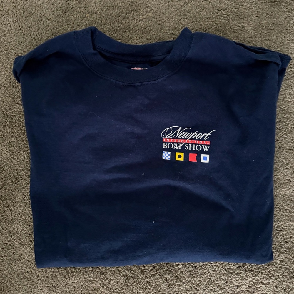 Newport Boat Show men’s long sleeve t shirt xxl